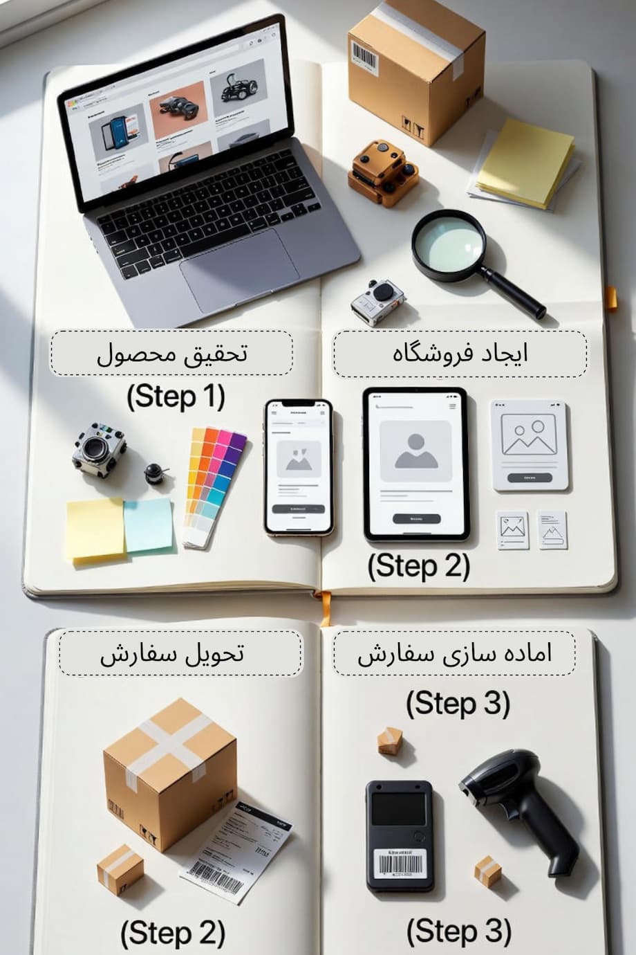  روش راه‌اندازی فروشگاه دراپ شیپینگ از صفر: قدم‌به‌قدم 